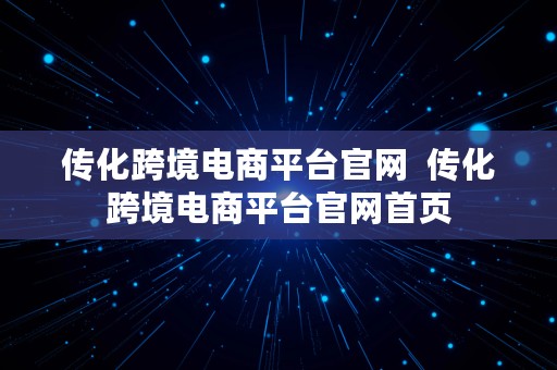 传化跨境电商平台官网  传化跨境电商平台官网首页